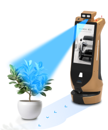 ai robot assistant for automobile showroom