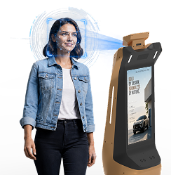 car showroom assistant robot