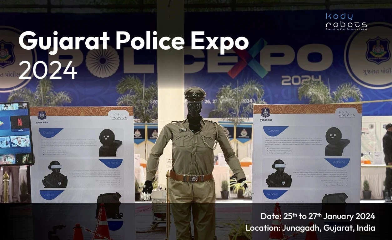 kody-robots-at-gujarat-police-expo-2024-event
