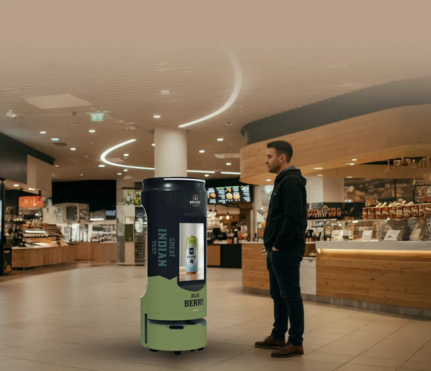 beverage promotion robot for restaurant