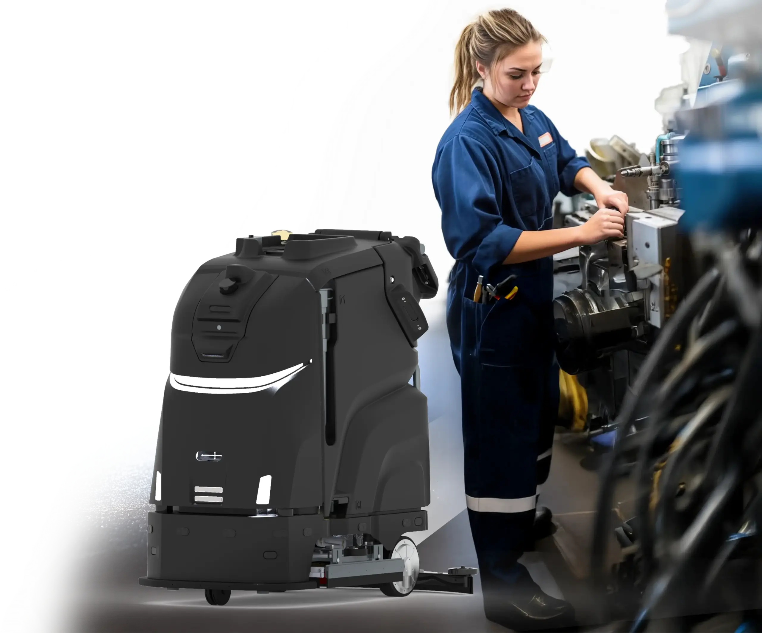 autonomous cleaning robot vulcan for industries