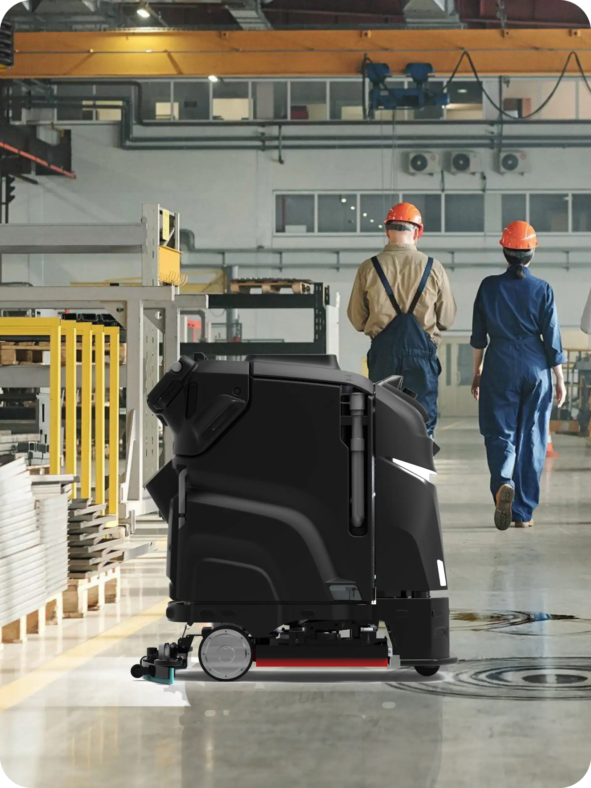 autonomous industrial cleaning robot