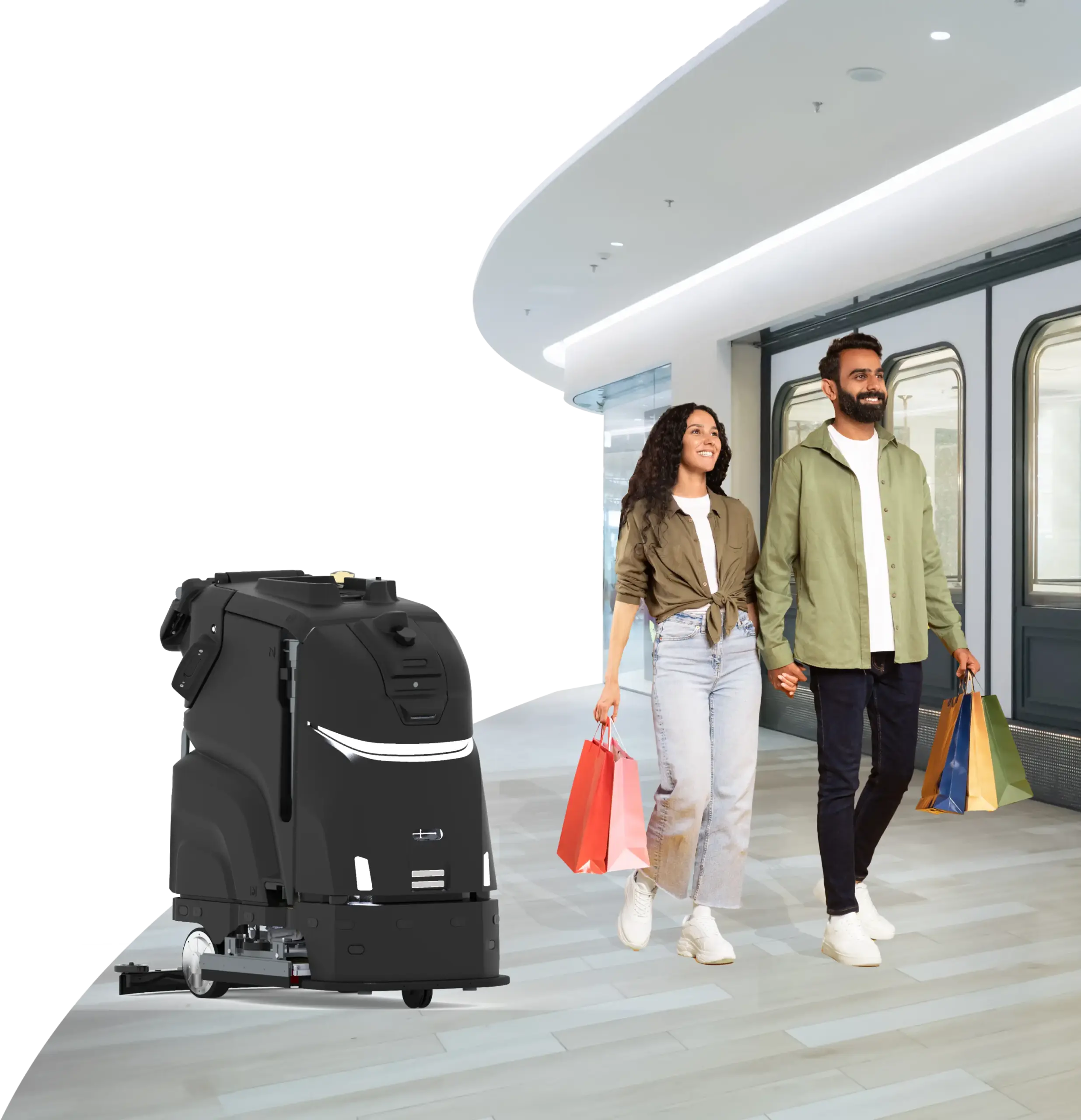 cleaning robot vulcan for shopping mall