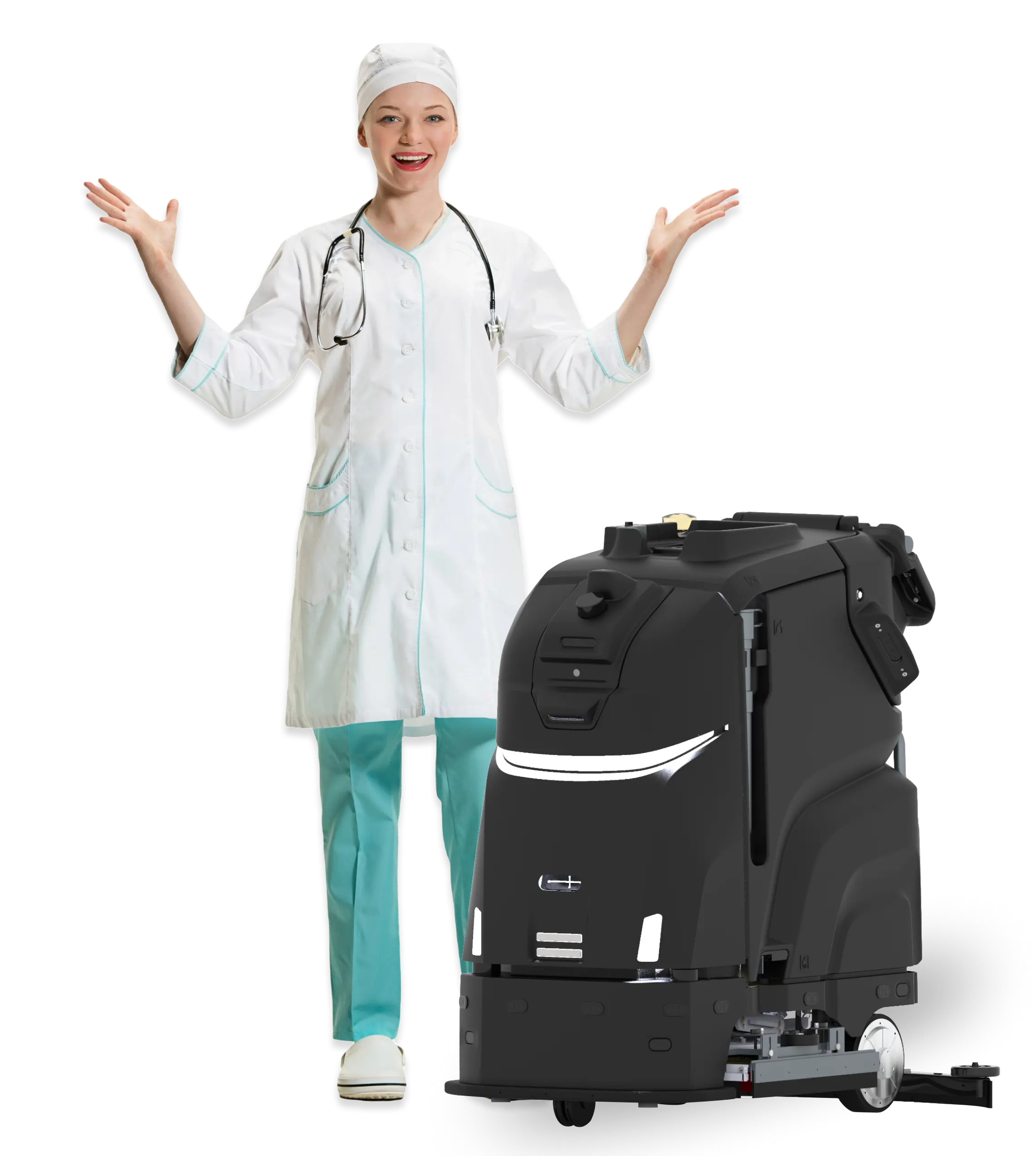 commercial hospital cleaning robot