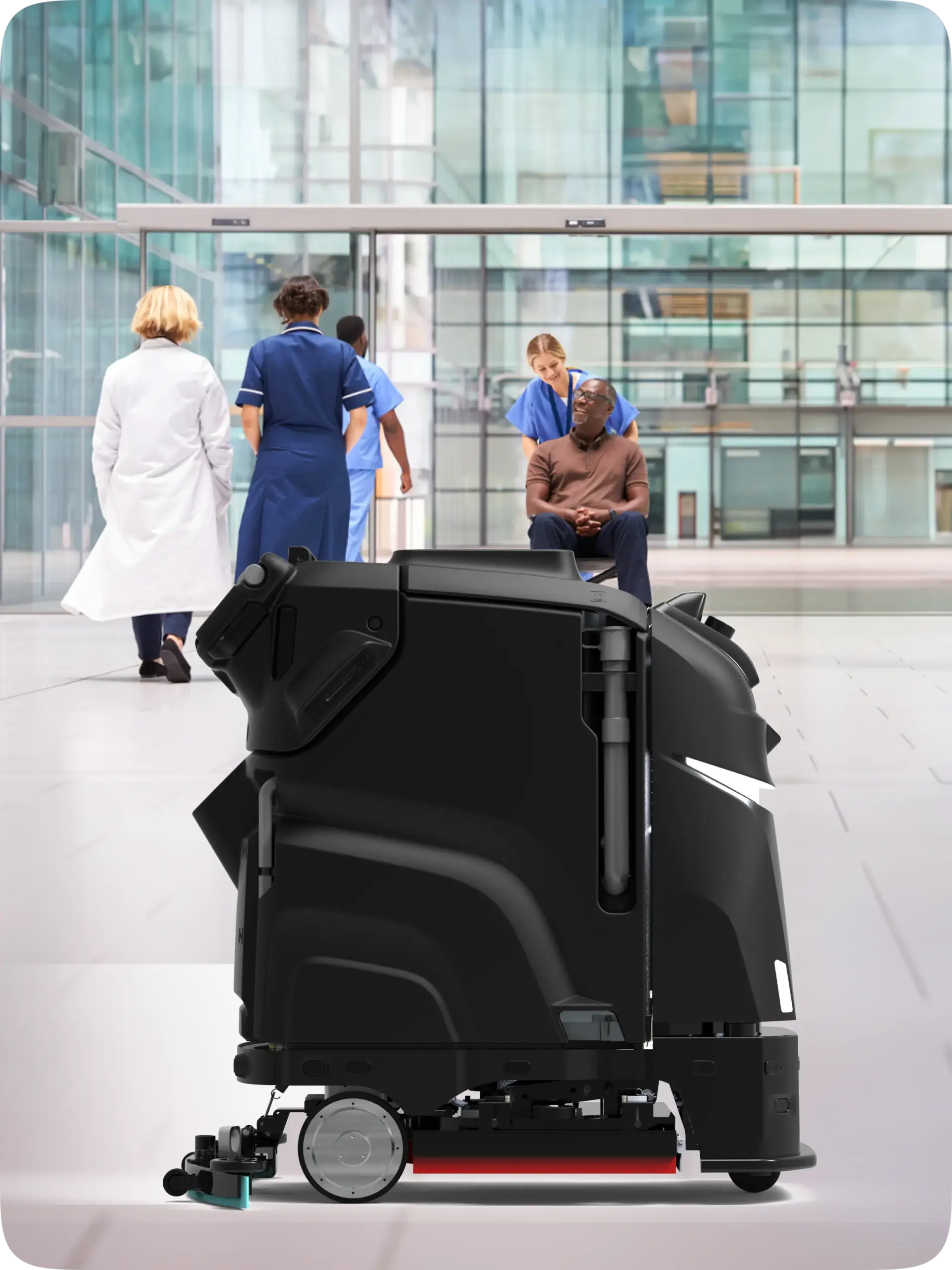 hospital autonomous cleaning robot
