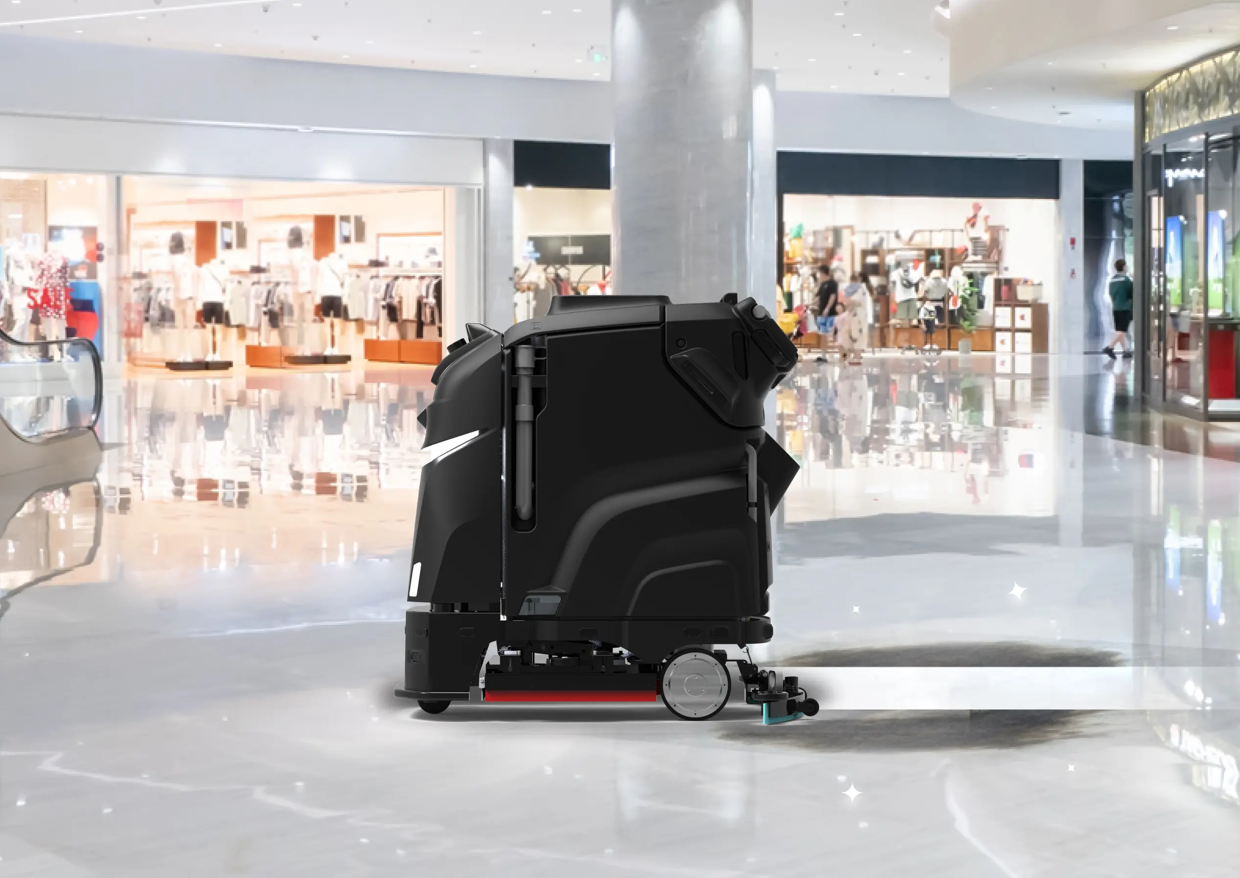 shopping mall cleaning robot