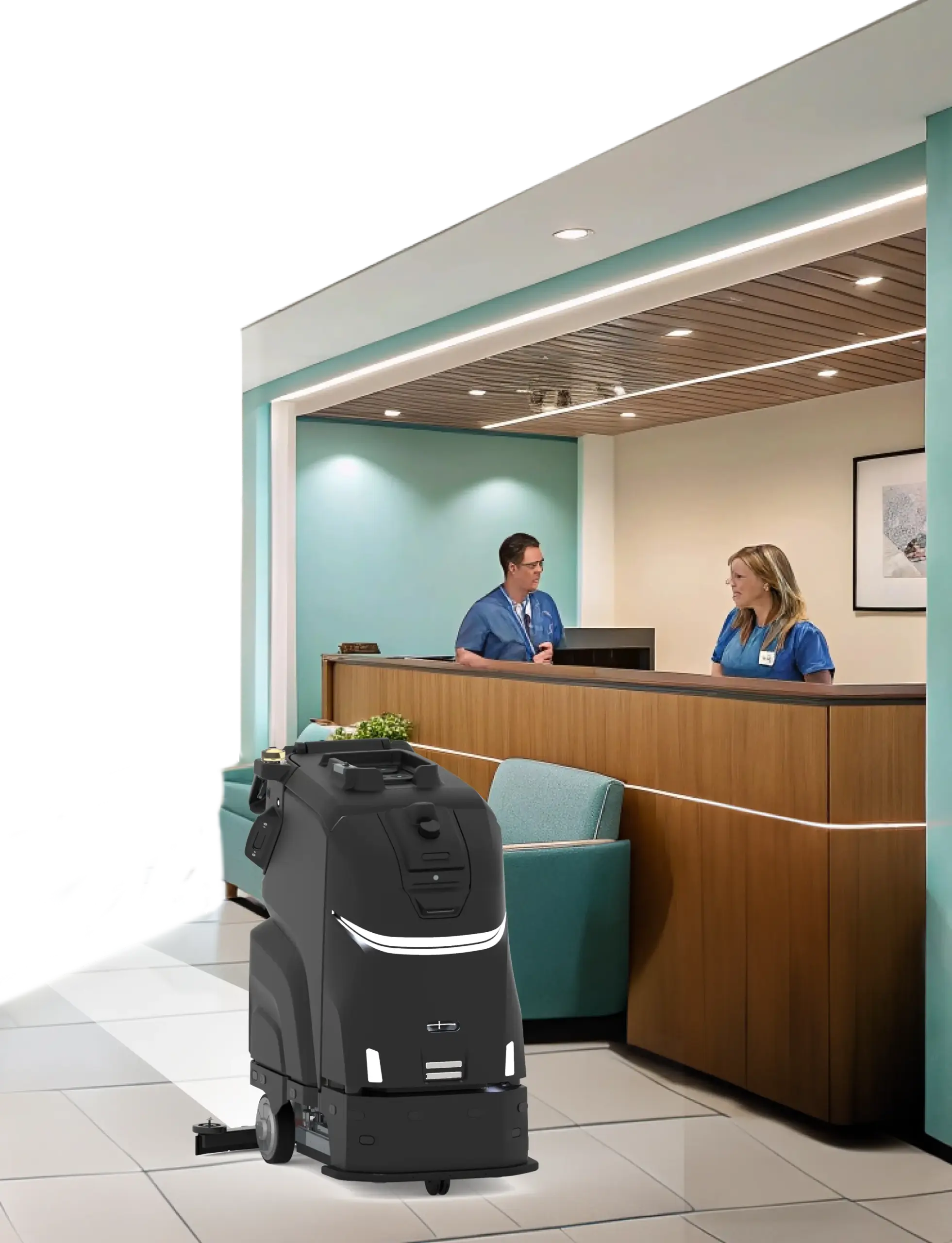 vulcan cleaning robot for healthcare