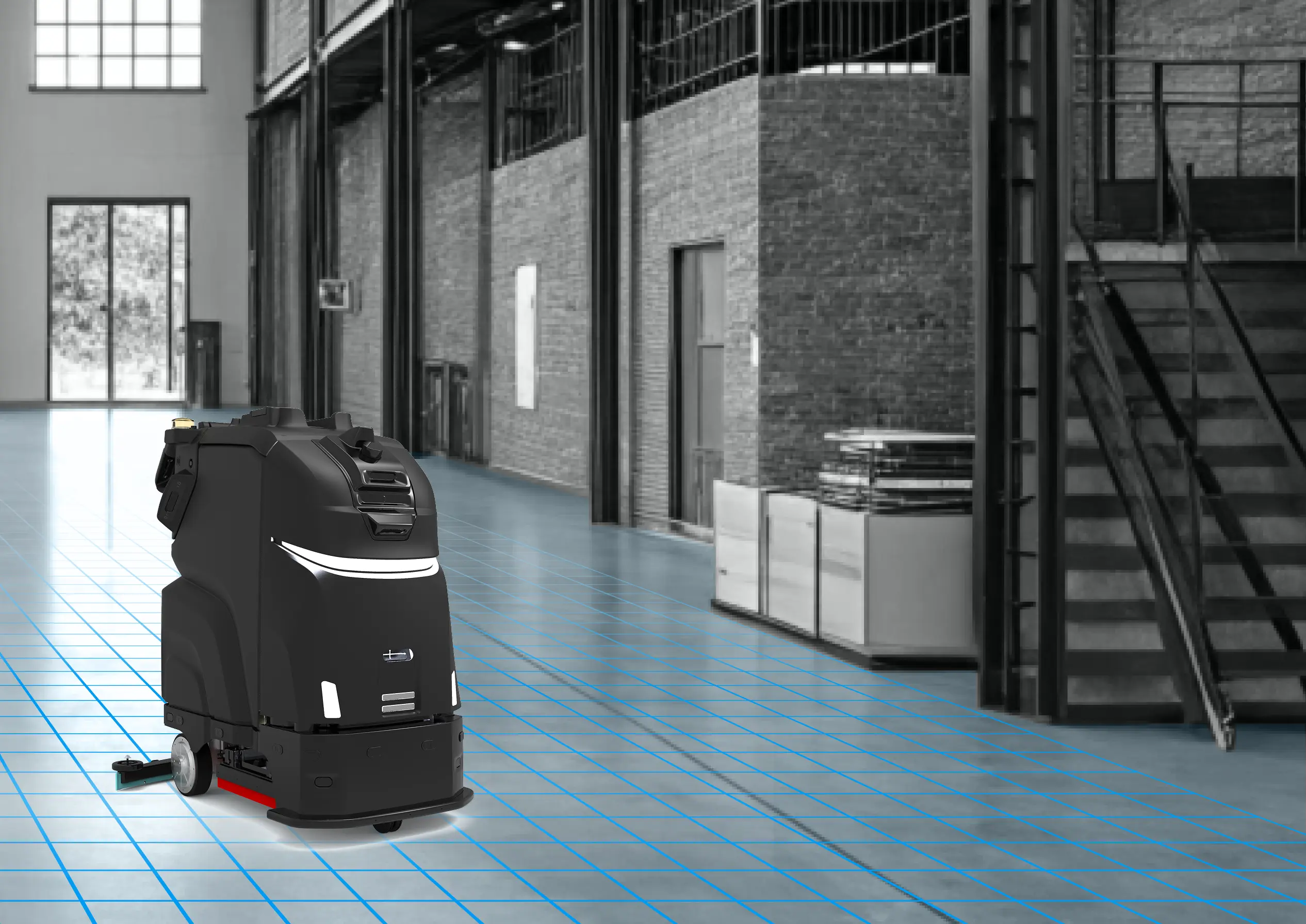 warehouse heavy duty cleaning robot