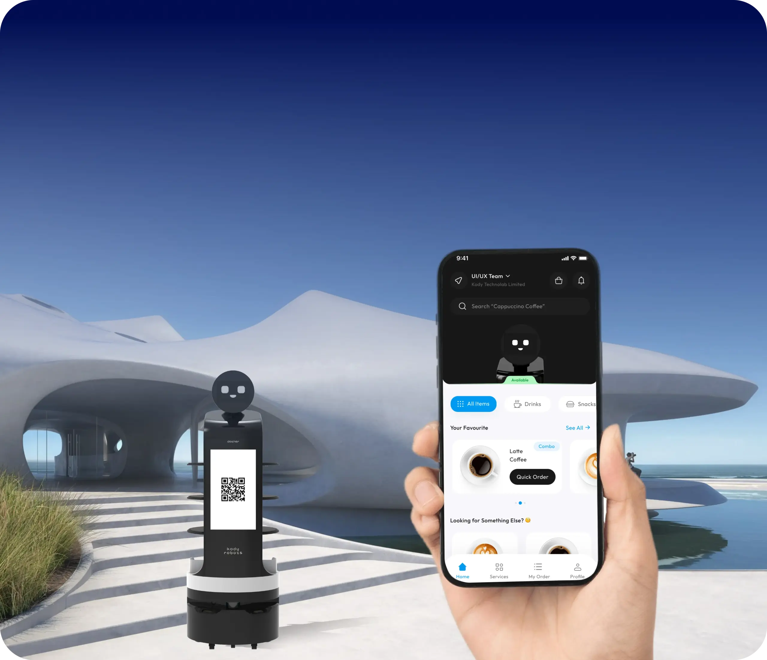 dasher serving robot india