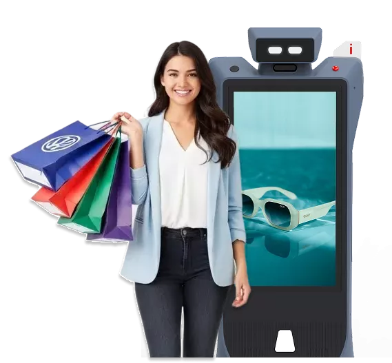 advertising robot designed for mall