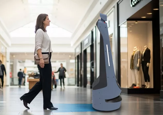 advertising robot for mall