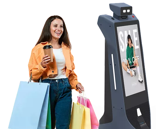 lease advertising robot odigo