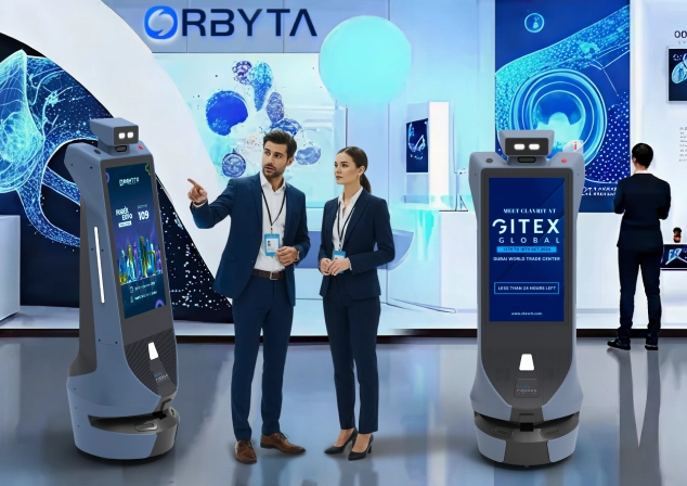 advertising robot for exhibition