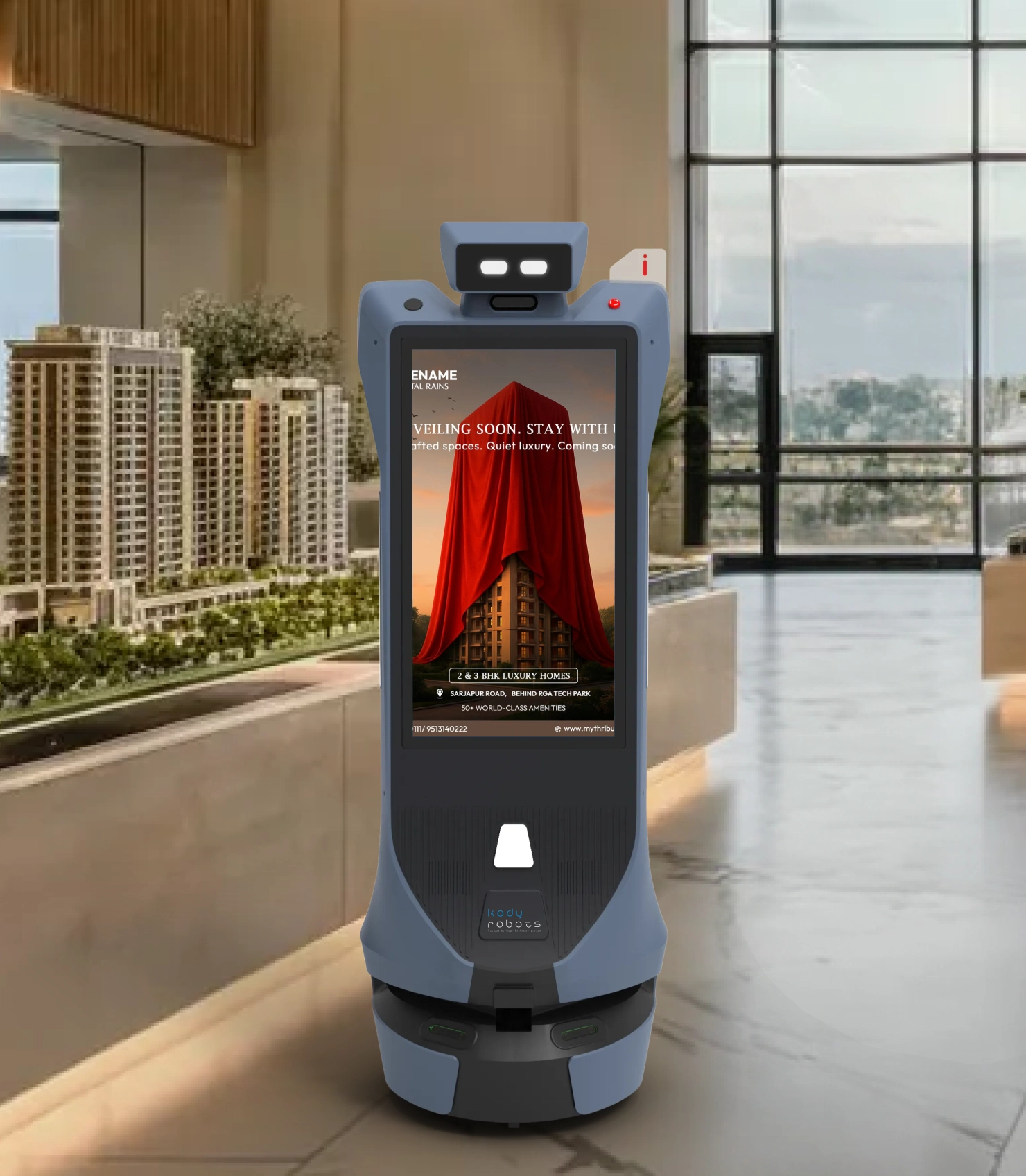 advertisement robot odigo for real estate