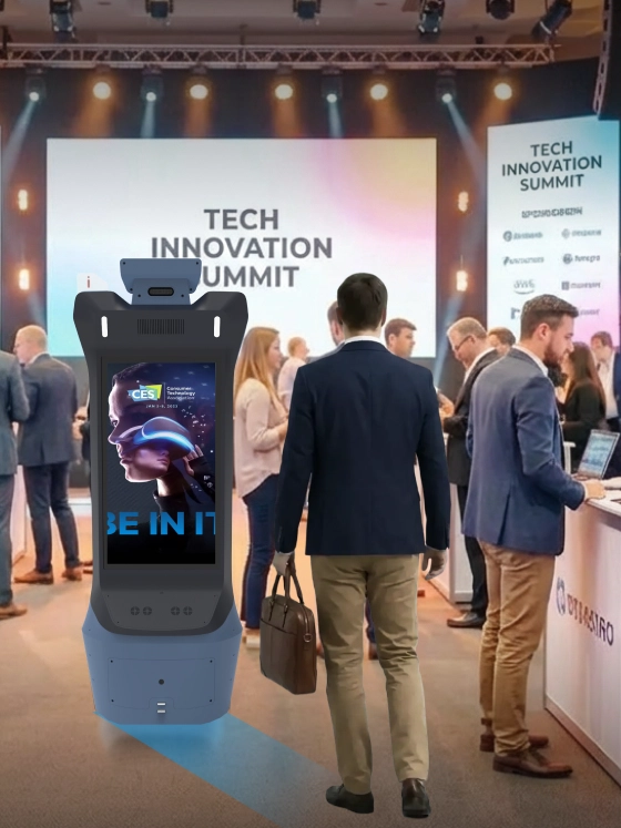 exhibition centers commercial advertising robot