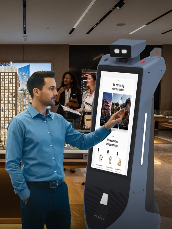 real estate centres advertising robot