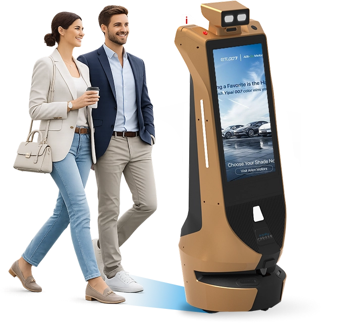 automobile advertising robot assistant