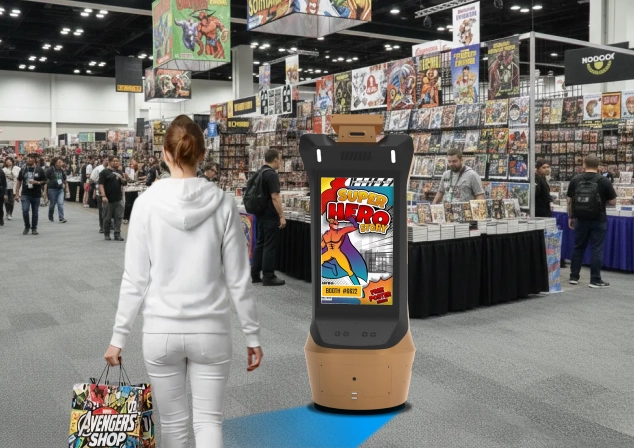 convention advertising robot odigo