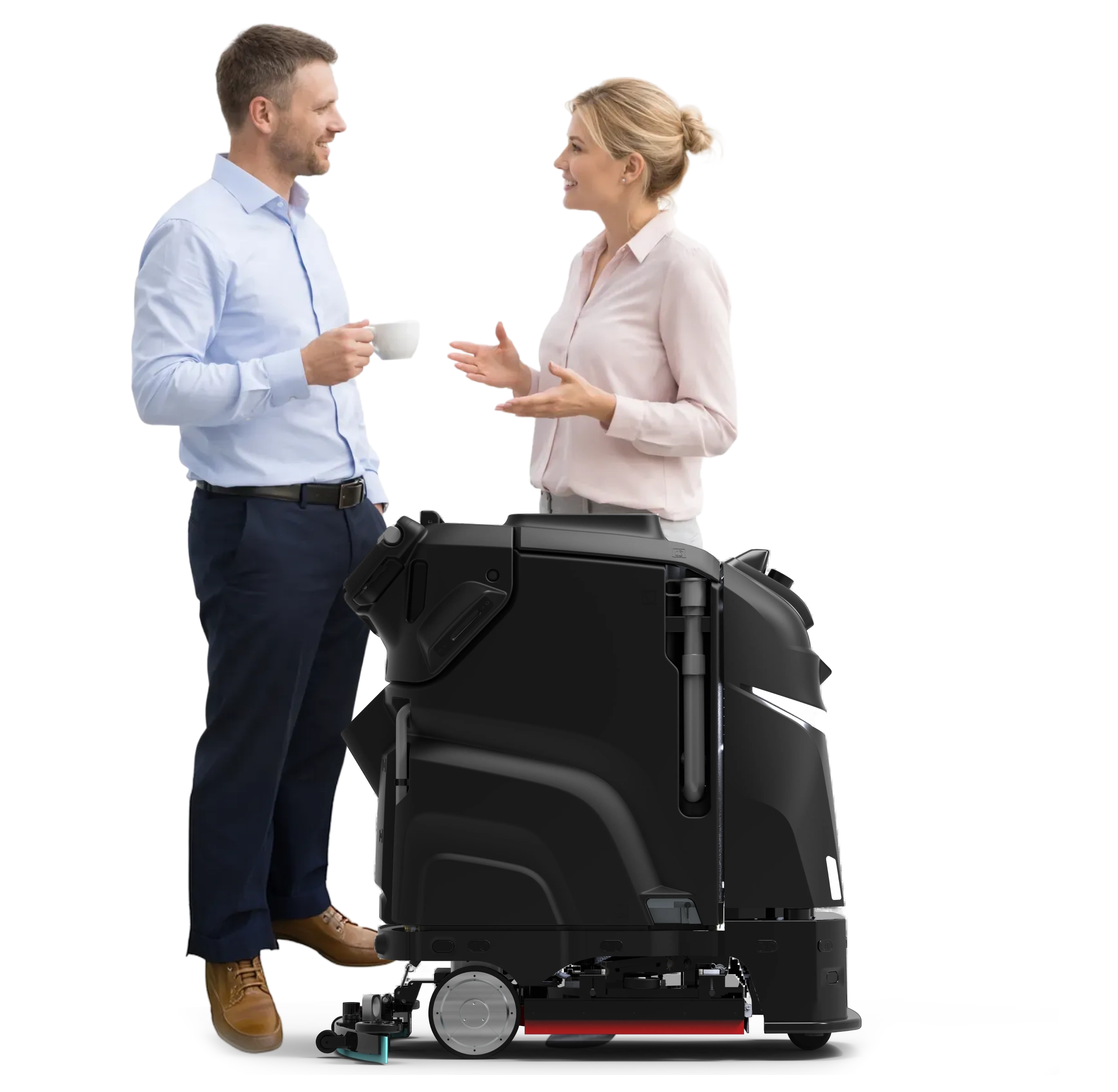 autonomous cleaning robot for corporate offices