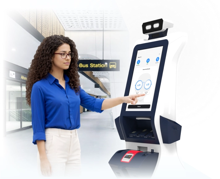 health screening robot for bus stations in india