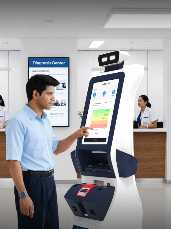 health screening robot for diagnostic centers in india