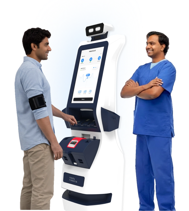 health screening robot for healthcare robot for primary health center
