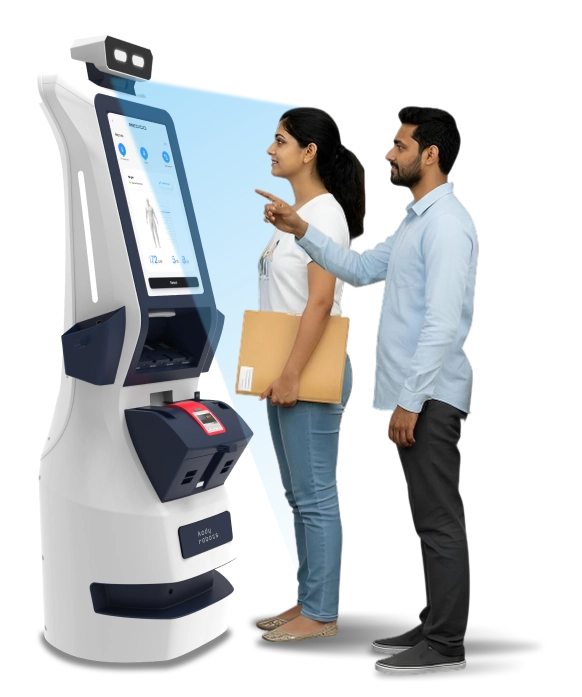 health screening robot for hospital opd