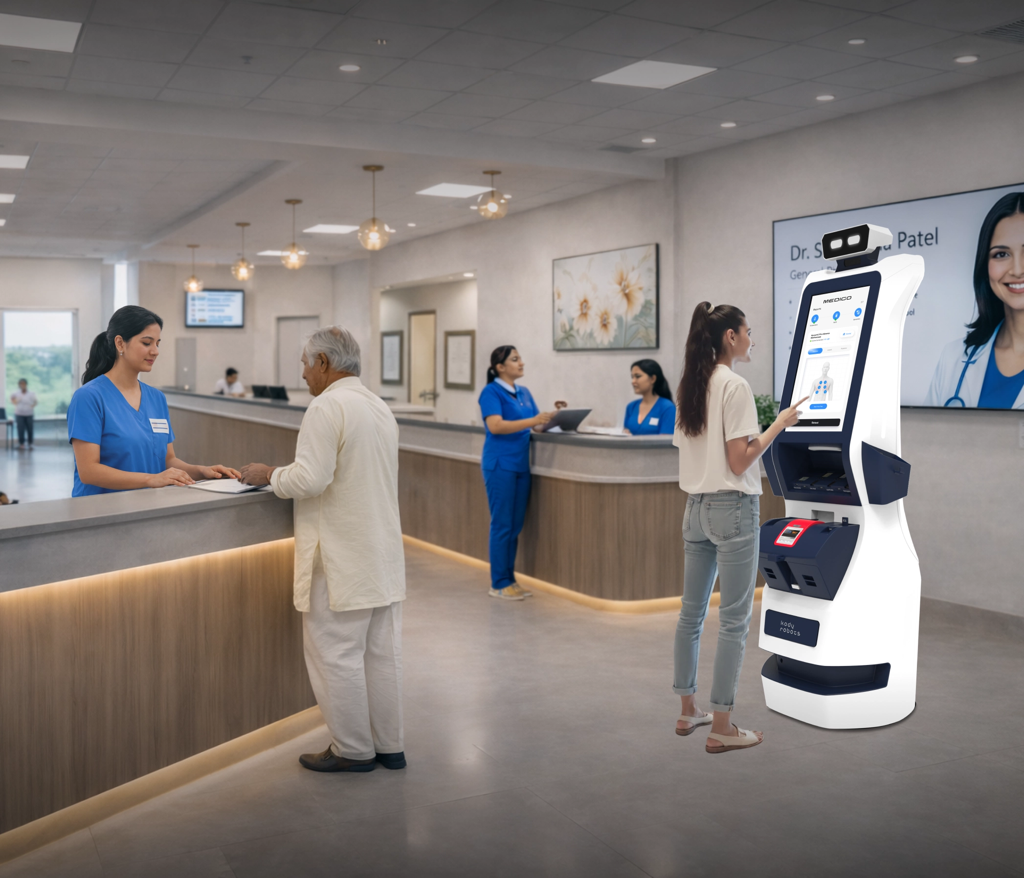 health screening robot for india