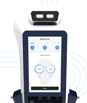 healthcare robot for hearing vision checks