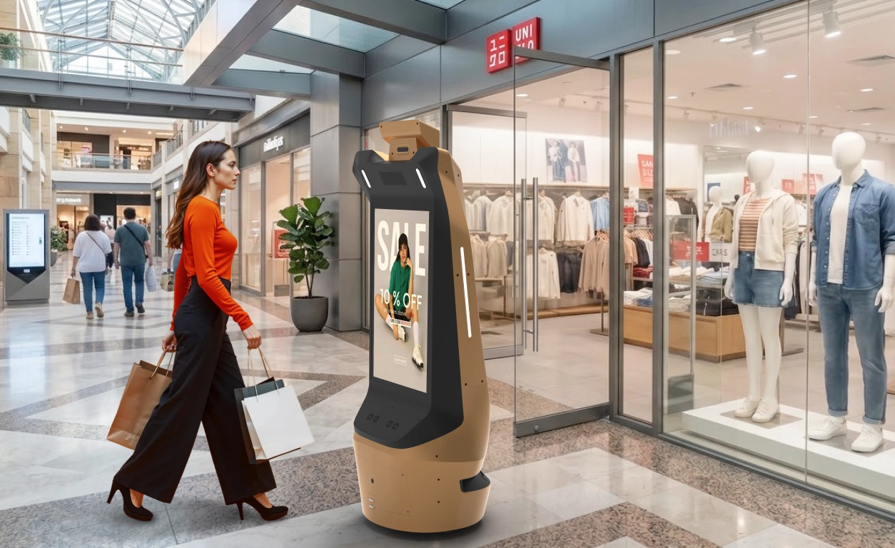 smart advertising for mall with odigo