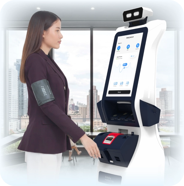 health screening robot for employee health checkups