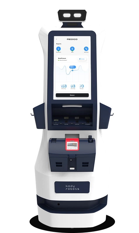 health screening robot for factories workers in india