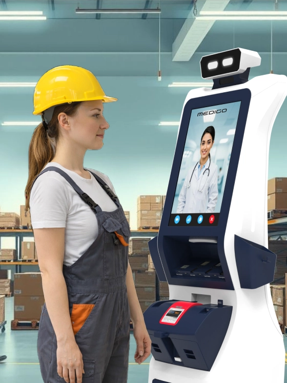 health screening robot for manufacturing industries