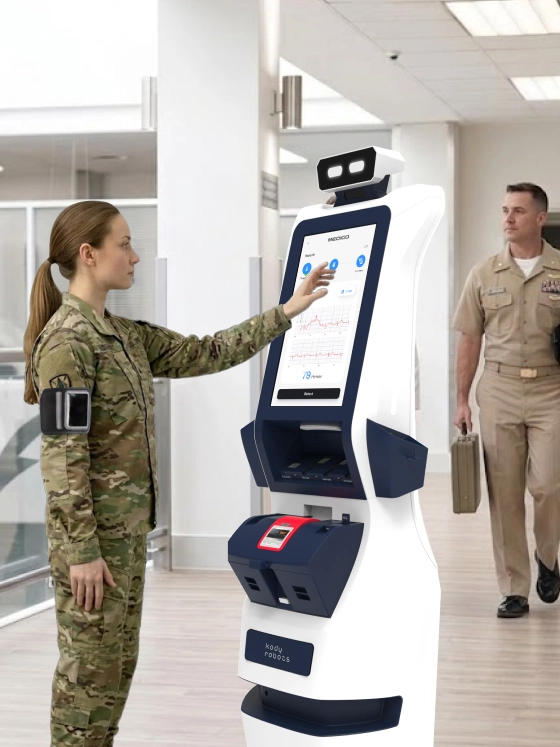 health screening robot for military academies in india