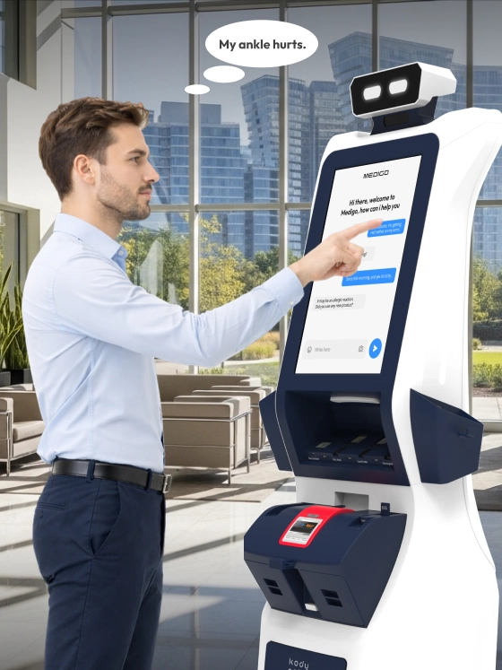 healthcare robot for corporate hub