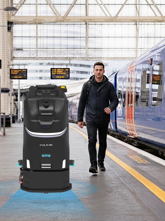 cleaning robot for metro station