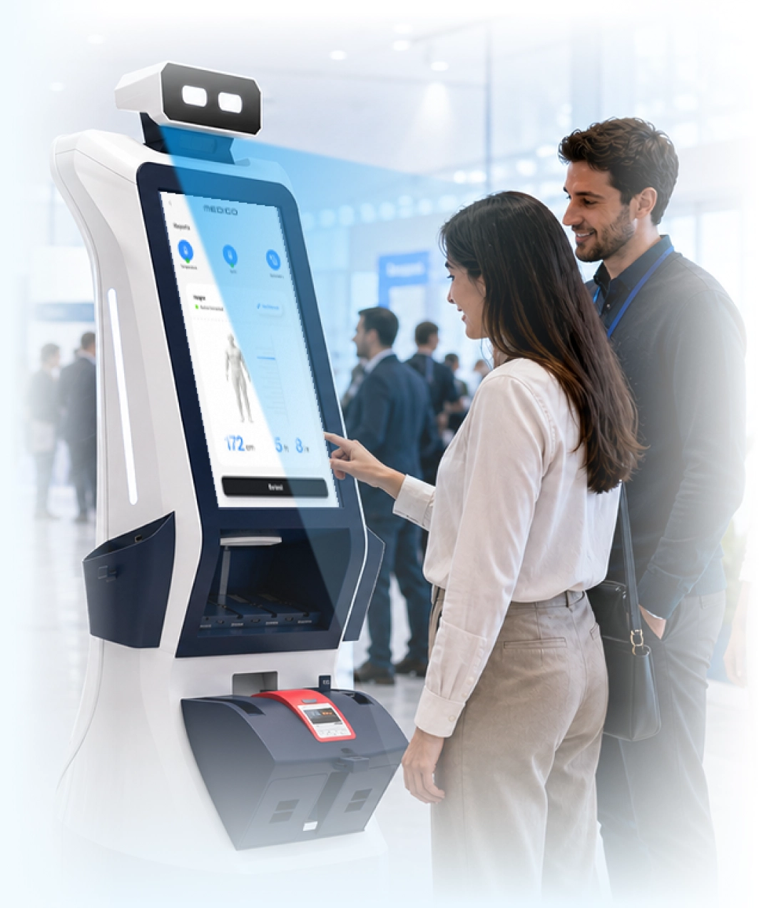 health screening robot for corporate hr wellness events