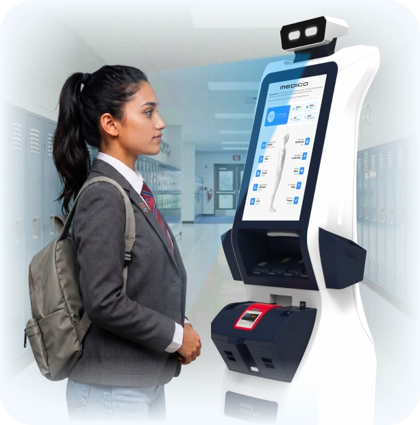 health screening robot for schools in india
