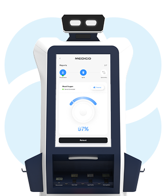 medical robot for blood marker screening