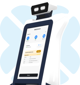 medical robot for preventive screening modules