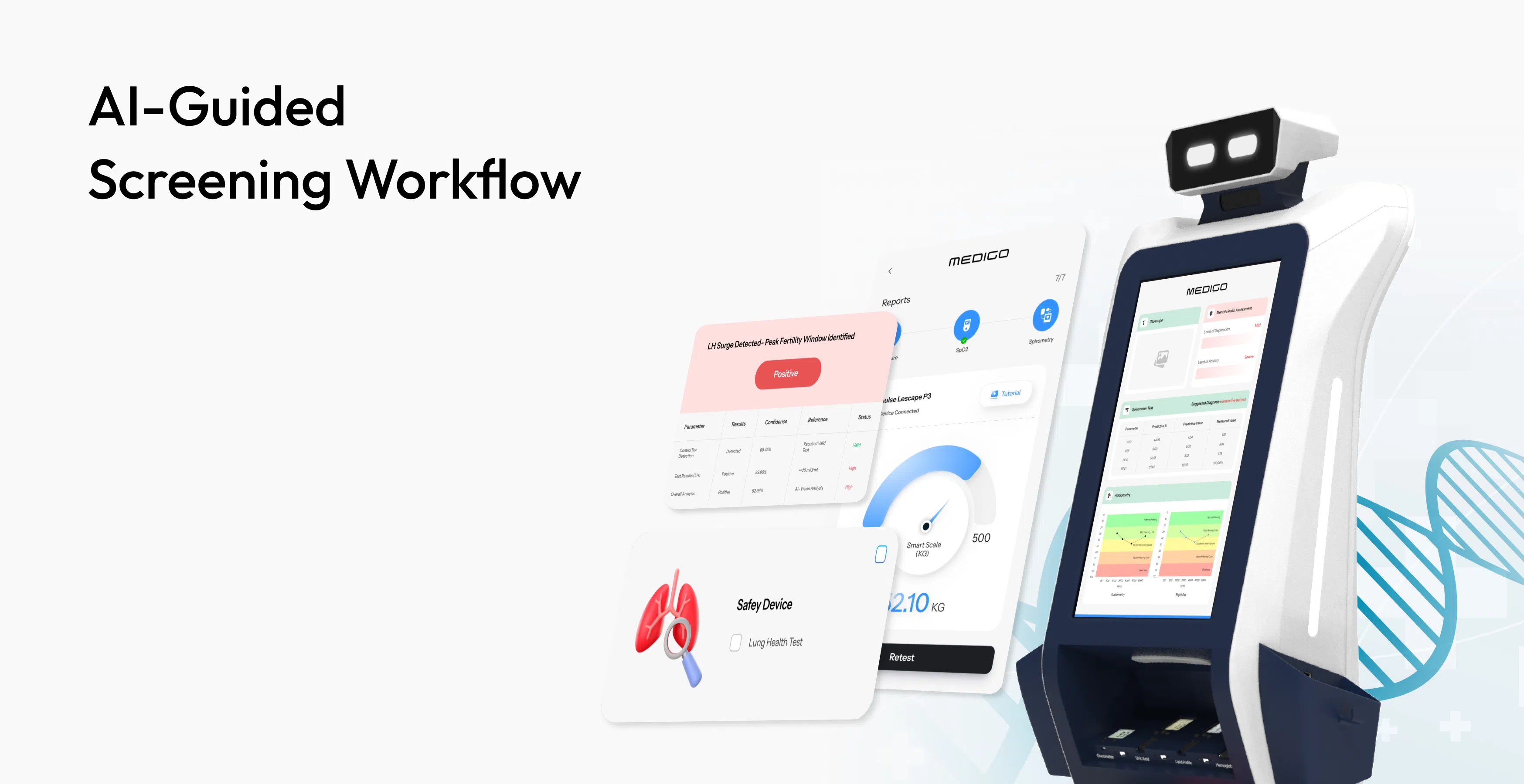 ai-guided screening workflow with smart healthcare