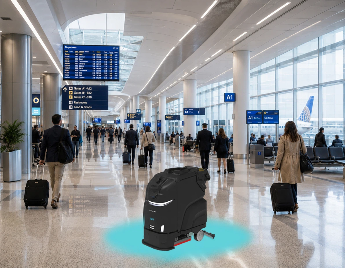 airport heavy-duty cleaning robot