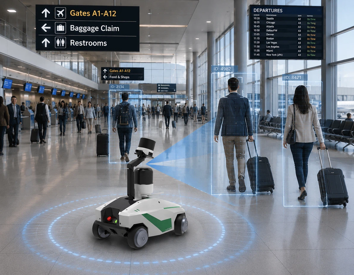 airport security robot