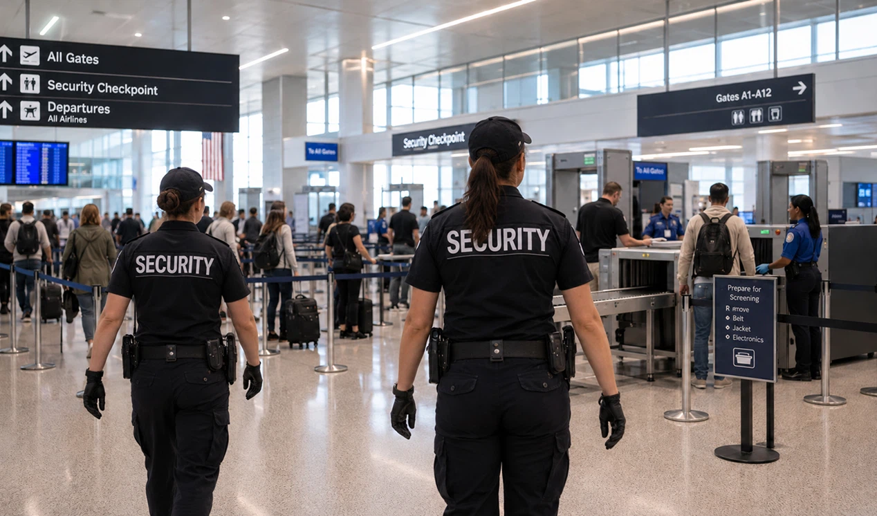 airport without patrol robot