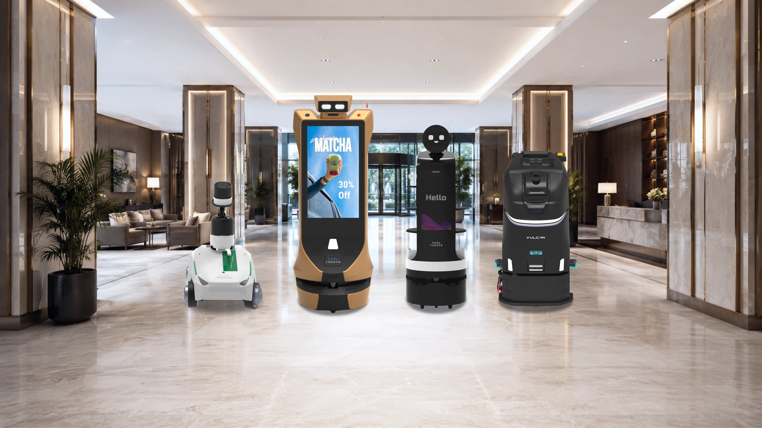 autonomous robots for hotels and resorts
