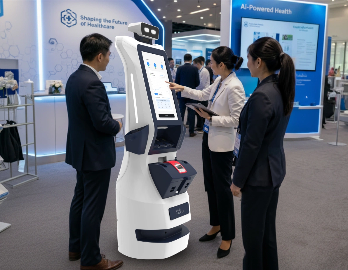 event and exhibition center health screening robot