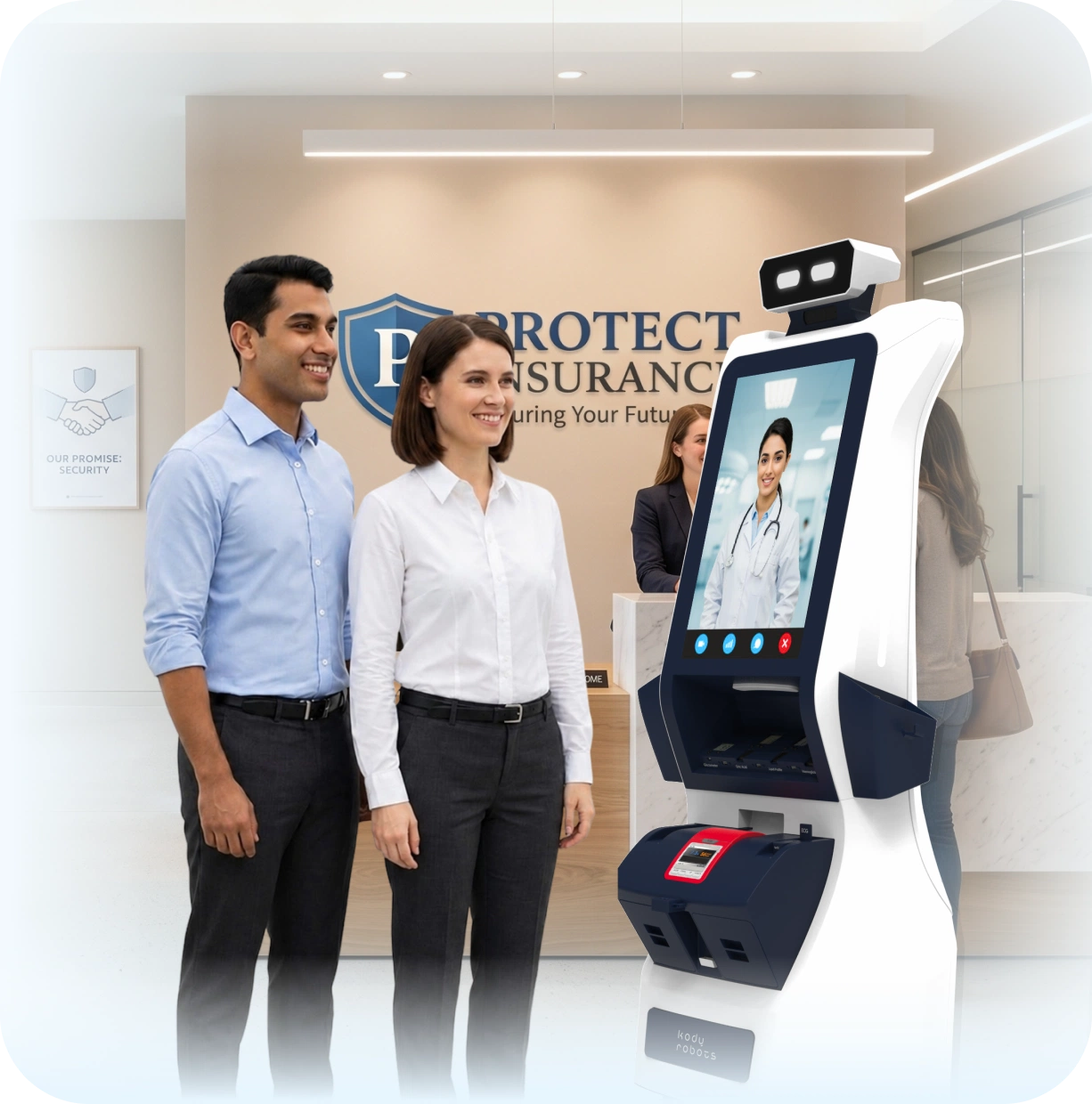 healthcare robot for insurance preventive care programs