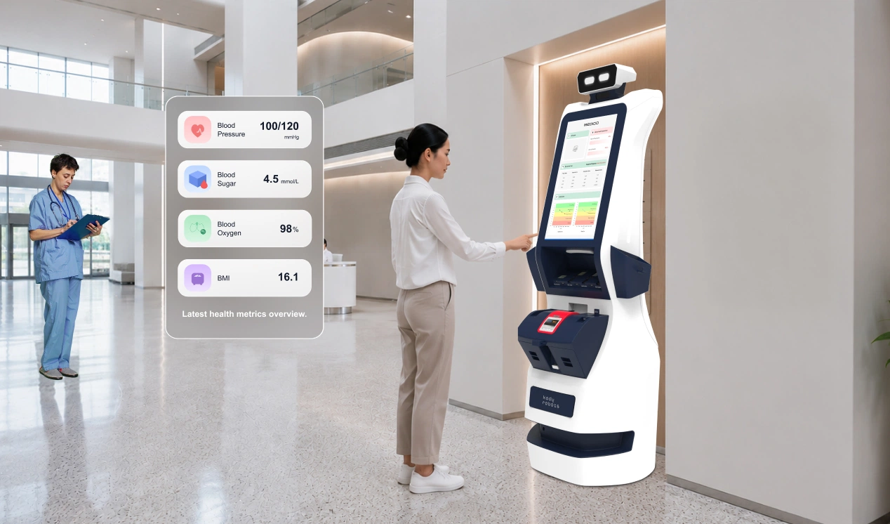 healthcare screening robot for hospitals