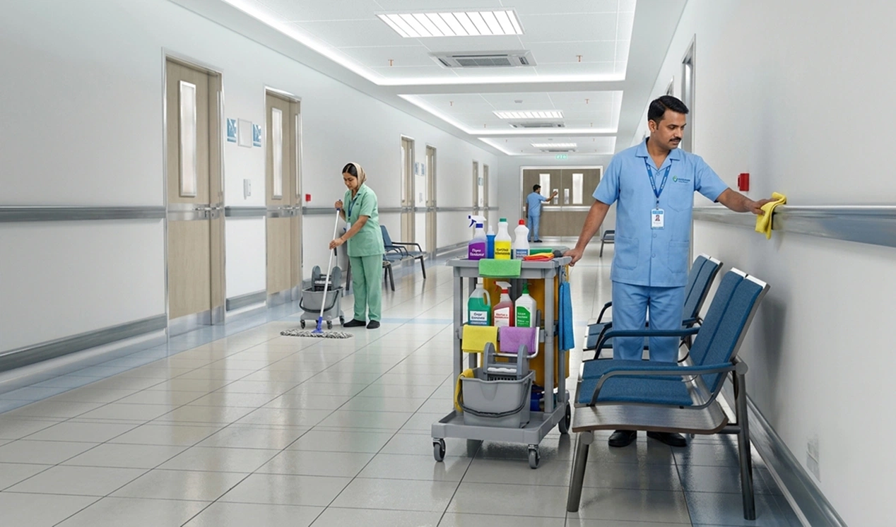 healthcare without heavy-duty cleaning robot