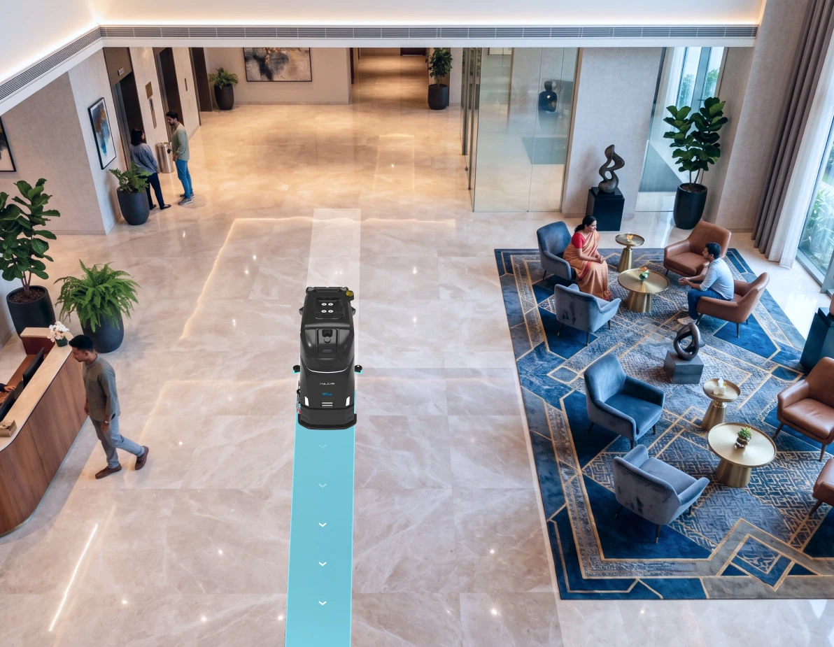 hotel and resort heavy-duty cleaning robot